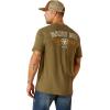 imageAriat Mens Graphic TShirtMilitary HeatherOutline Wing