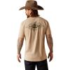 imageAriat Mens Graphic TShirtOatmeal HeatherWork Diamond