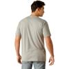 imageAriat Mens Graphic TShirtStone HeatherMexico Camo Flag