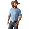 Light Blue Heather/Wheat Flag
