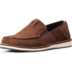 imageARIAT Mens Cruiser Slip On Casual Shoes  BrownDistressed Brown