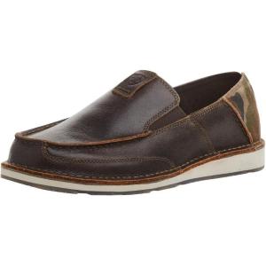 imageARIAT Mens Cruiser Slip On Casual Shoes  BrownRich BrownCasually Camo