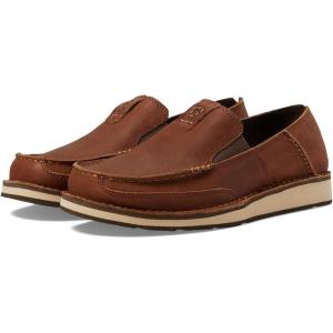 imageARIAT Mens Cruiser Slip On Casual Shoes  BrownShattered Brick