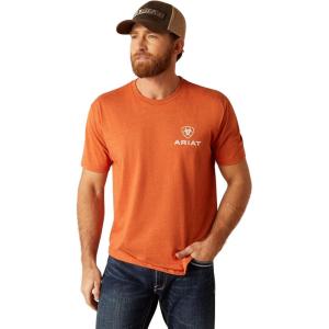 imageAriat Mens Graphic TShirtAdobe HeatherRope Lockup