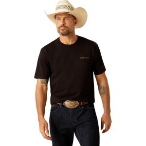 imageAriat Mens Graphic TShirtBlackCamo Corps