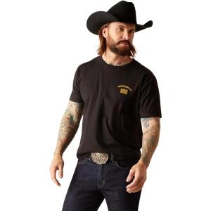 imageAriat Mens Graphic TShirtBlackUsa Workwear