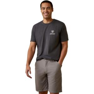 imageAriat Mens Graphic TShirtCharcoal HeatherOffset Circle