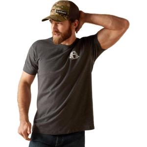 imageAriat Mens Graphic TShirtCharcoal HeatherUs a
