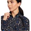 imageARIAT Womens Sunstopper 20 14 Zip BaselayerBlack Busy Pony Print