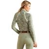 imageARIAT Womens Sunstopper 20 14 Zip BaselayerGreen Baroque