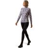 imageARIAT Womens Sunstopper 20 14 Zip BaselayerGrey Camo Floral