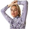 imageARIAT Womens Sunstopper 20 14 Zip BaselayerGrey Camo Floral
