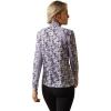 imageARIAT Womens Sunstopper 20 14 Zip BaselayerGrey Camo Floral