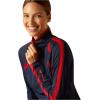 imageARIAT Womens Sunstopper 20 14 Zip BaselayerNavyRed