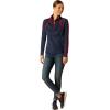 imageARIAT Womens Sunstopper 20 14 Zip BaselayerNavyRed