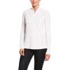 imageARIAT Womens Sunstopper 20 14 Zip BaselayerNavydot