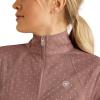 imageARIAT Womens Sunstopper 20 14 Zip BaselayerTwilight Mauve Dot