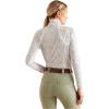 imageARIAT Womens Sunstopper 20 14 Zip BaselayerWhite Bits  Shoes