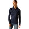 imageARIAT Womens Sunstopper 20 14 Zip BaselayerNavy Dot