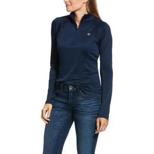 imageARIAT Womens Sunstopper 20 14 Zip BaselayerNavy
