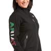 imageAriat Women Classic Team Softshell Mexico JacketBlack