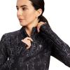 imageAriat Womens Lowell 20 14 Zip BaselayerBlack Bit Print