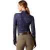 imageAriat Womens Lowell 20 14 Zip BaselayerNavy Ditsy