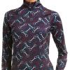 imageAriat Womens Lowell 20 14 Zip BaselayerTeam Print