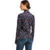imageAriat Womens Lowell 20 14 Zip BaselayerTeam Print