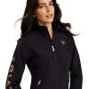 imageAriat Womens New Team Softshell JacketBlackLeopard