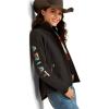imageAriat Womens New Team Softshell JacketBlackSerrano Southwest Print
