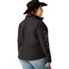 imageAriat Womens New Team Softshell JacketBlackSerrano Southwest Print