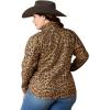 imageAriat Womens New Team Softshell JacketLila Leopard