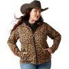 imageAriat Womens New Team Softshell JacketLila Leopard