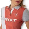 imageAriat Womens Taryn Button PoloBurnt Sienna