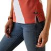 imageAriat Womens Taryn Button PoloBurnt Sienna