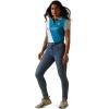 imageAriat Womens Taryn Button PoloMosaic Blue