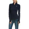 imageAriat Womens Lowell 20 14 Zip BaselayerNavy