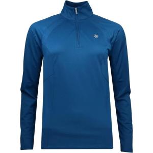 imageARIAT Womens Sunstopper 20 14 Zip BaselayerBlue Opal