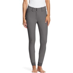 imageARIAT Womens Tri Factor Grip Full Seat BreechPlum Grey