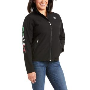 imageAriat Women Classic Team Softshell Mexico JacketBlack
