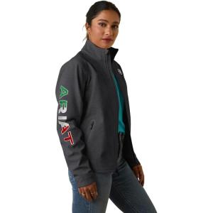 imageAriat Women Classic Team Softshell Mexico JacketCharcoal