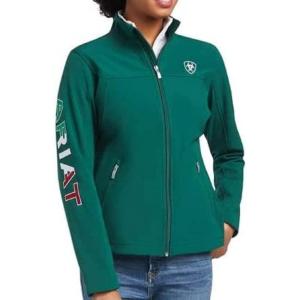 imageAriat Women Classic Team Softshell Mexico JacketVerde
