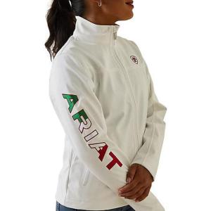 imageAriat Women Classic Team Softshell Mexico JacketWhite