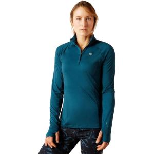 imageAriat Womens Lowell 20 14 Zip BaselayerReflecting Pond