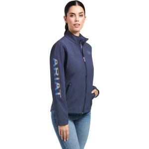 imageAriat Womens New Team Softshell JacketBlue NightsDesert Dusk Serape