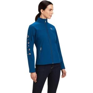imageAriat Womens New Team Softshell JacketHydraNight Sky Blanket