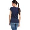 imageAriat Womens Vertical Logo TShirtNavy