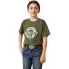 imageARIAT Boys Center Fire TShirtForest Heather
