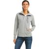 imageARIAT Womens Team Logo Full Zip SweatshirtCoffee Bean